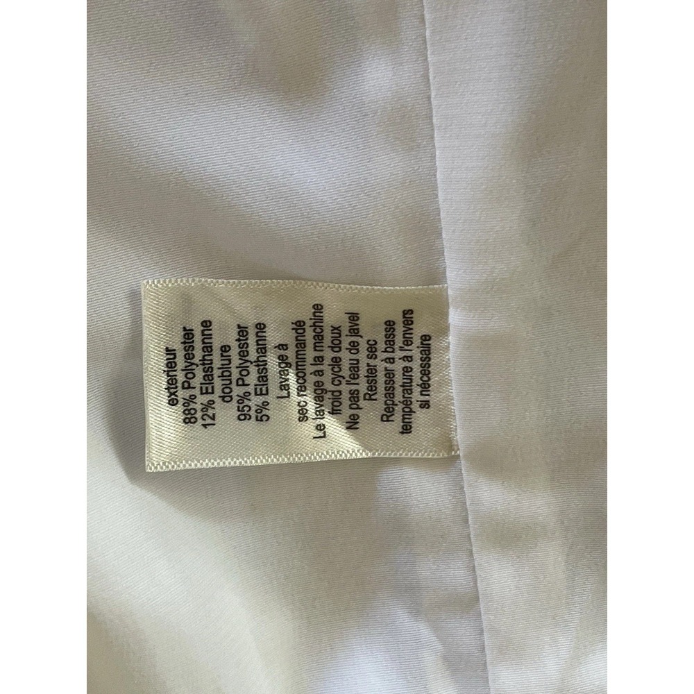 ECRU Women's White Blazer Sz M/L Jacket Long Sleeve Lined - Picture 5 of 10